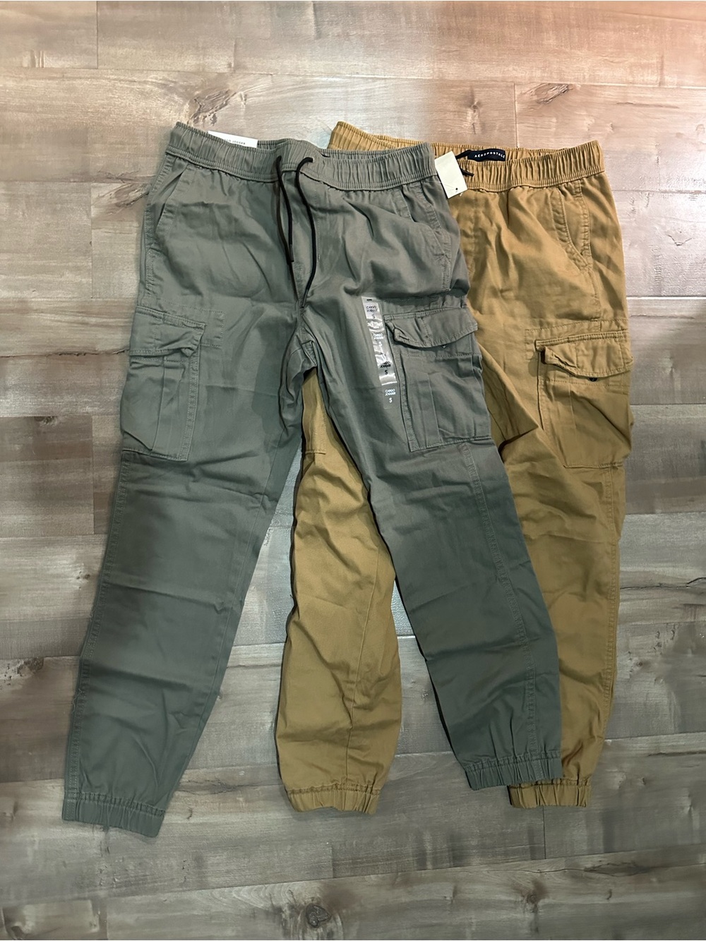 BUNDLE 2 aeropostale cargo joggers men’s Small Non Stretch grunge skater NEW